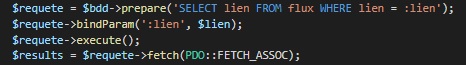 Requête SQL qui parcourt la bdd pour comparer les liens.