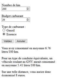 Test de formulaire avant intégration.